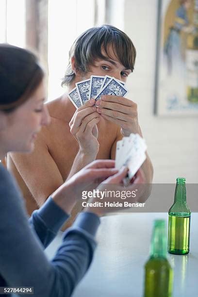 strip poker party|A group of young amateurs playing strip poker